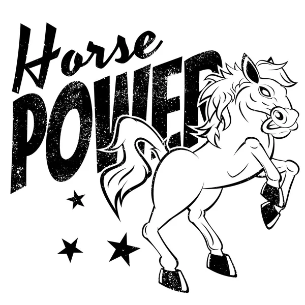 Сила лошади — стоковый вектор