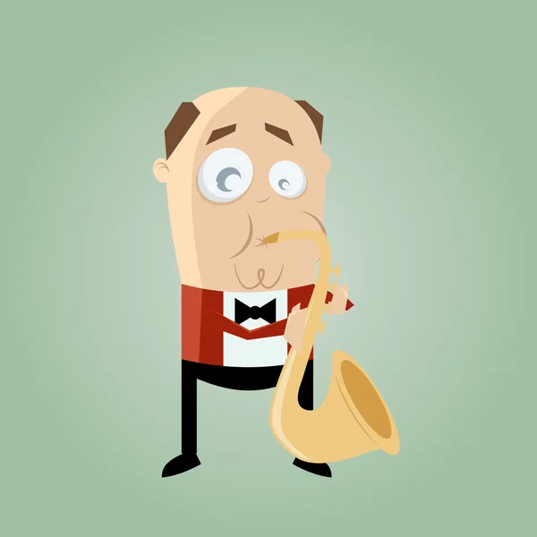 Cartoon Saxophone Player Stock Vector Image by ©totallyjamie 71198937