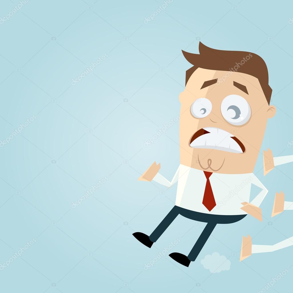 Vektorgrafiken Comic Cartoon Angstliche Mann Vektorbilder Comic Cartoon Angstliche Mann Depositphotos