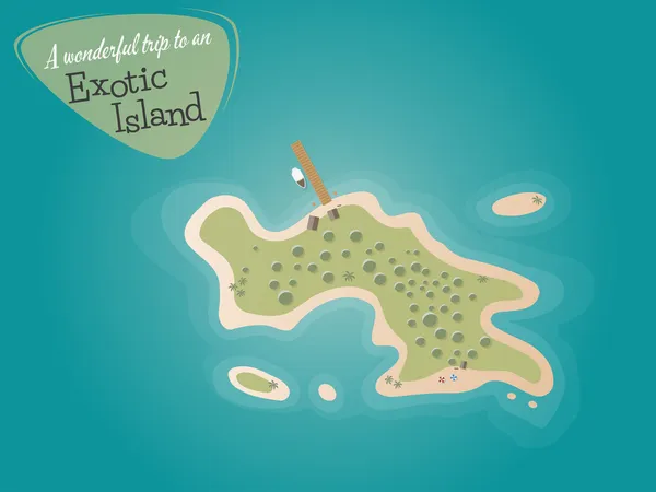 Cartoon island Royalty Free Stock Illustrations