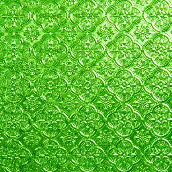 ステンド グラスの緑 — ストック写真