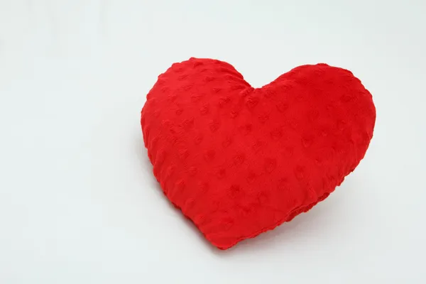 Poduszka w kształcie serca. — Zdjęcie stockowe