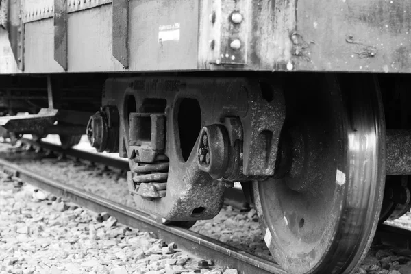 Rueda de un tren — Foto de Stock