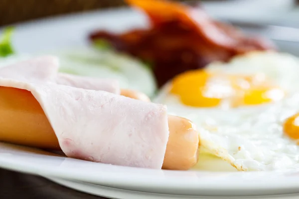 American breakfast. — Stock Photo, Image