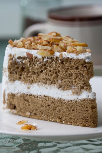 Gâteau et café — Photo