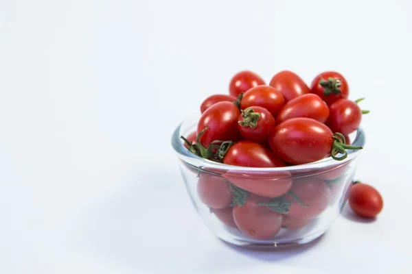 Tomatoes in a glass — Stock Photo, Image