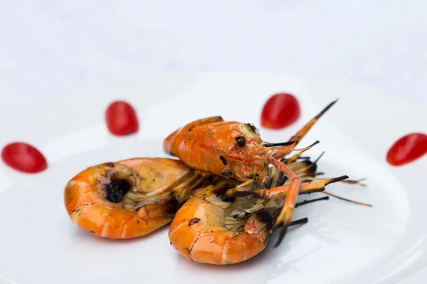 Grilled shrimp — Stock Photo, Image