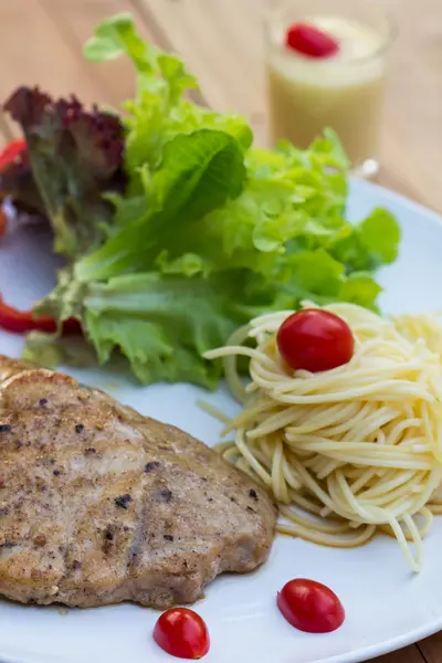 Schweinesteak — Stockfoto