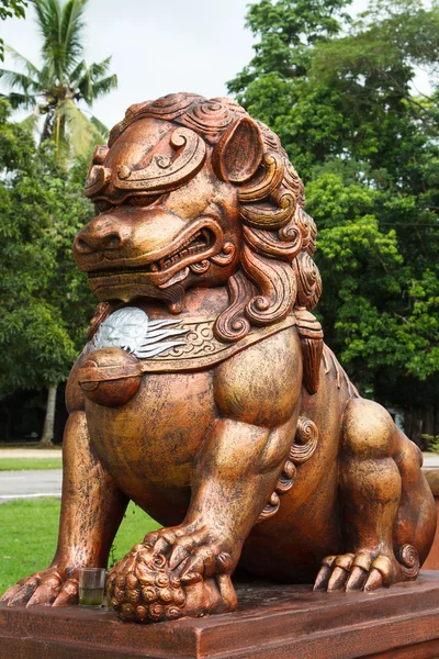 Bronze lion — Stock Photo, Image