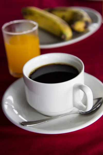 Caffè e succo d'arancia — Foto Stock