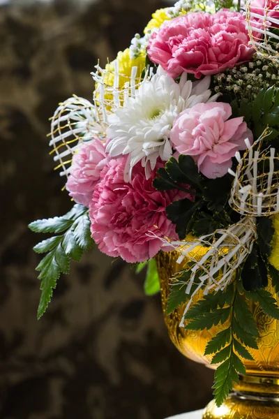 Um monte de flores. — Fotografia de Stock