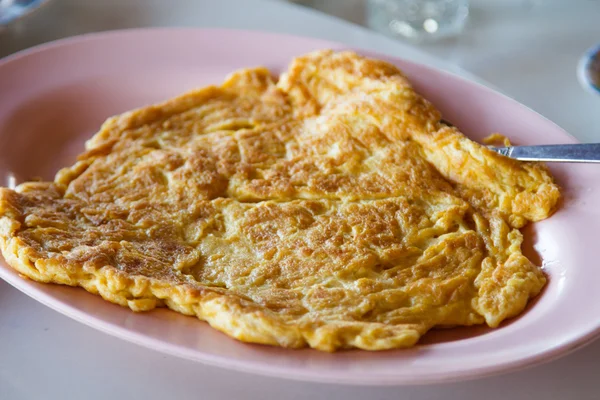 Vanligt ägg omelett — Stockfoto