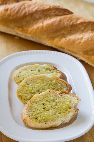 Pão de alho — Fotografia de Stock