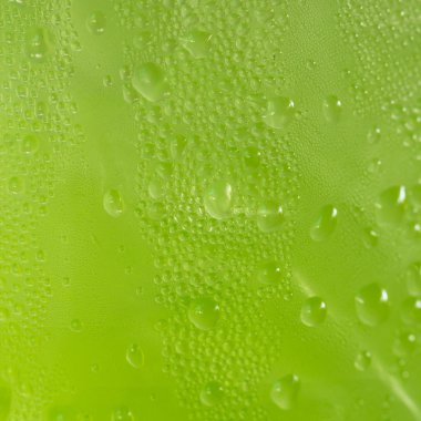 bir yeşil su damlaları