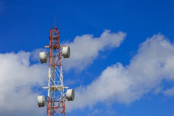 Antenna with blue sky — Stock Photo, Image