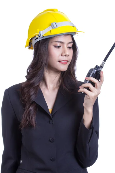 Schöne asiatische Frau Ingenieur — Stockfoto