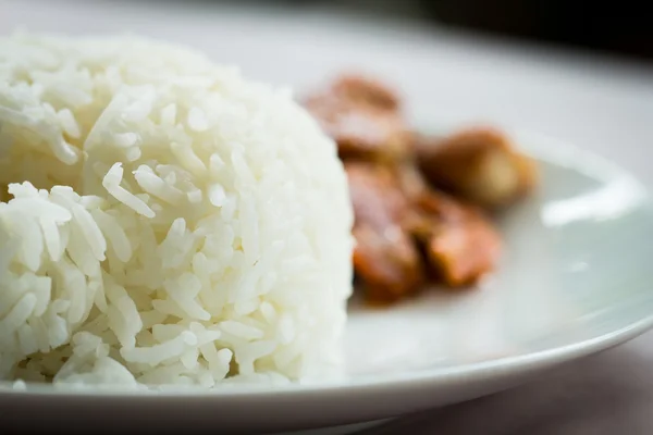 Arroz de frango — Fotografia de Stock