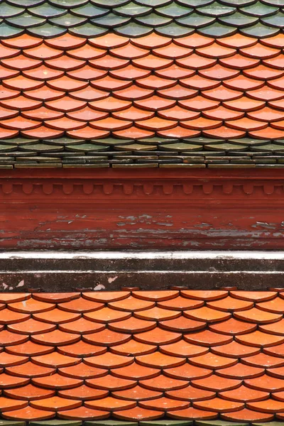 Thaise tempel dak — Stockfoto