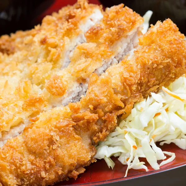 Breaded fried pork — Stock Photo, Image