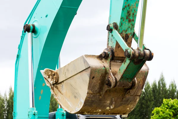 Bagger am Land — Stockfoto