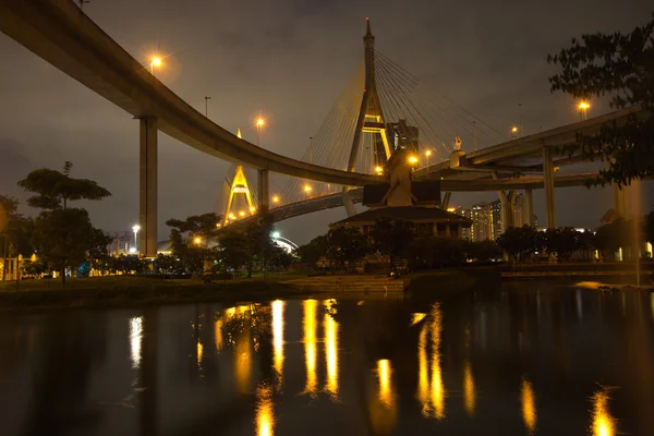 Most Tajlandii Bhumibol — Zdjęcie stockowe
