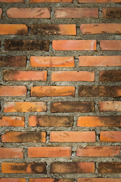 Textura de pared de ladrillo rojo — Foto de Stock