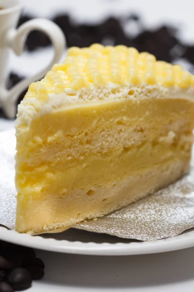 Жовтий пиріг . — стокове фото