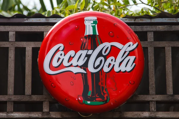 Coca-Cola schild — Stockfoto