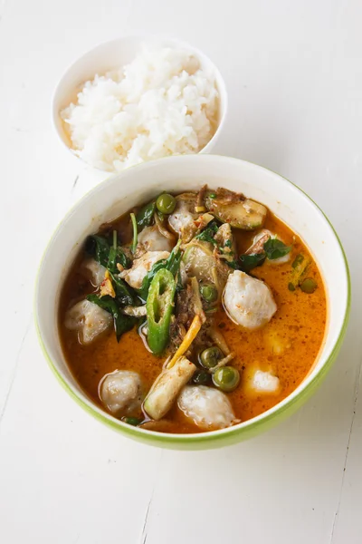 Boules de poisson au curry — Photo