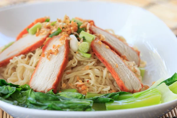 Pork noodles — Stock Photo, Image