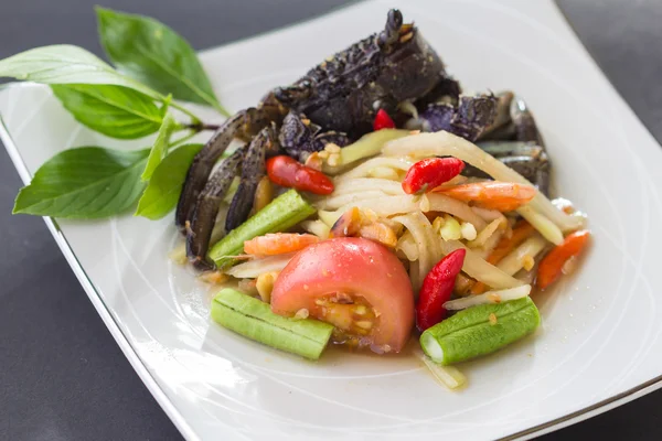 Salada de mamão verde — Fotografia de Stock