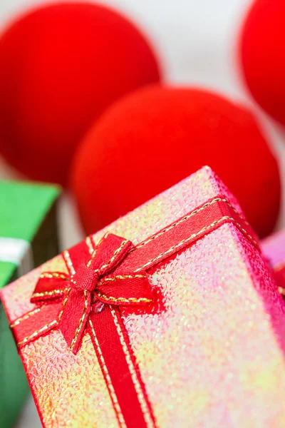 Weihnachtsgeschenkbox. — Stockfoto