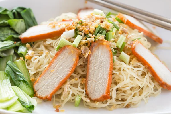 Pork noodles — Stock Photo, Image