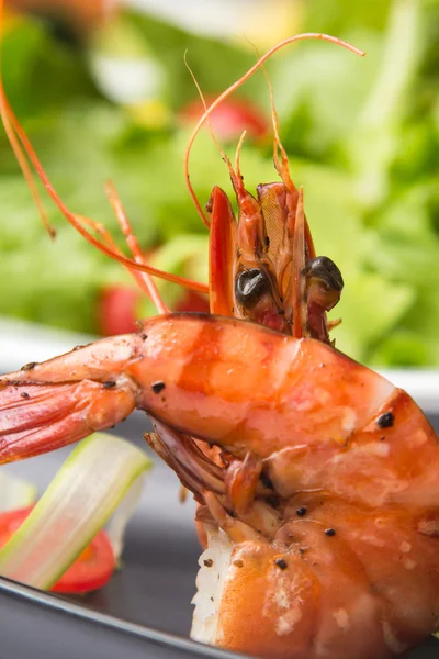 Grilled shrimp — Stock Photo, Image