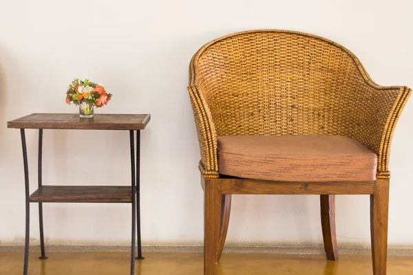 Wicker chair — Stock Photo, Image