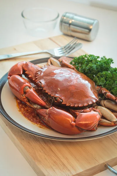 Gros crabe remuer chili — Photo