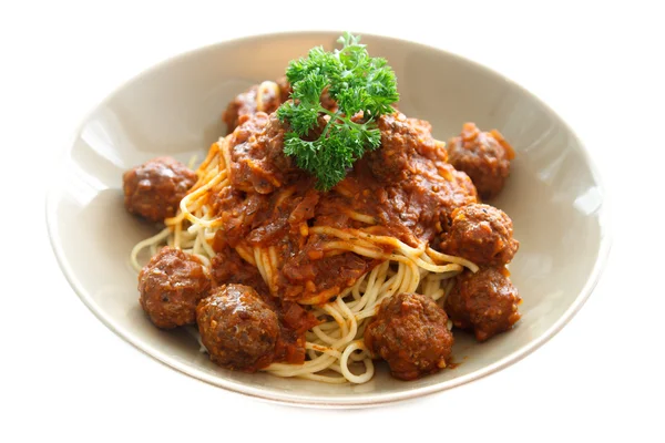 Spaghetti meatball — Stock Photo, Image