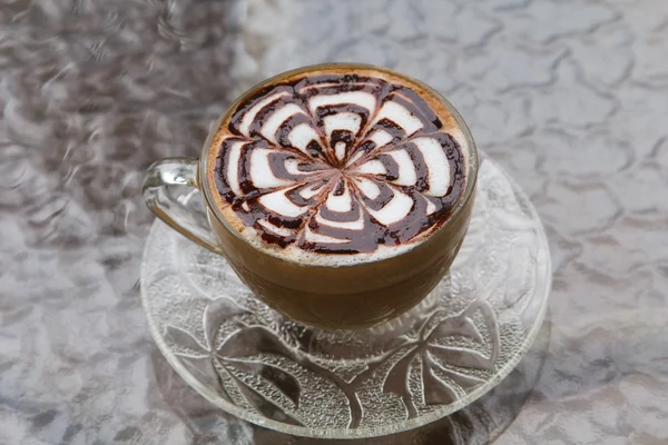 Latte Art Coffee — Stock Photo, Image