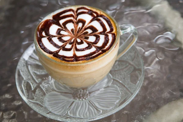 Latte Art Coffee — Stock Photo, Image