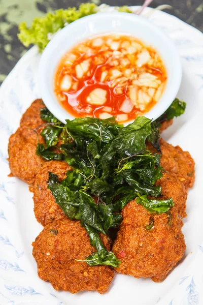 Fried fish balls — Stock Photo, Image