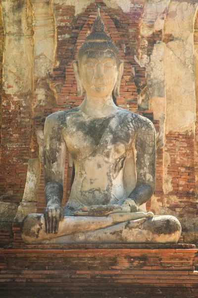 佛陀的古代雕像 — 图库照片