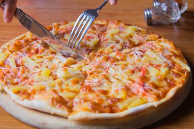 Pizza eksik tek parça