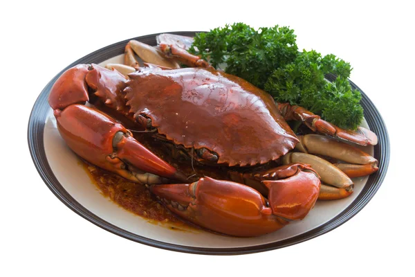 Big crab stir chili — Stock Photo, Image