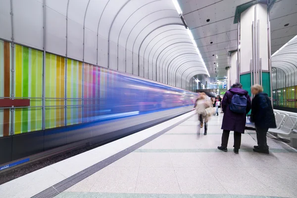 Stanice metra v Mnichově — Stock fotografie