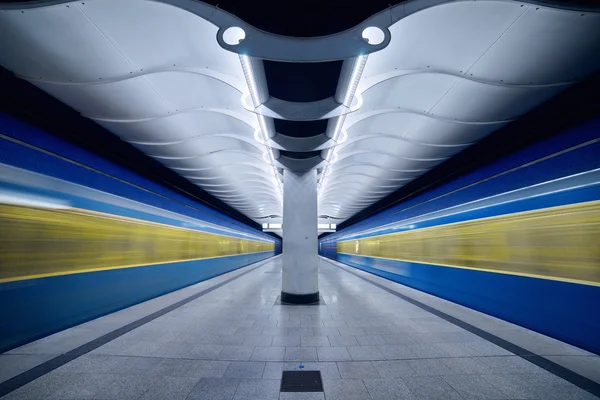 Stanice metra v Mnichově — Stock fotografie