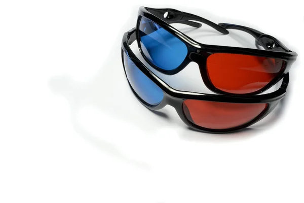 Red-blue glasses to see the stereo movies — Stock Photo, Image