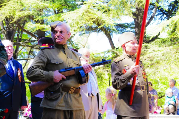 Public events on the victory day — Stock Photo, Image