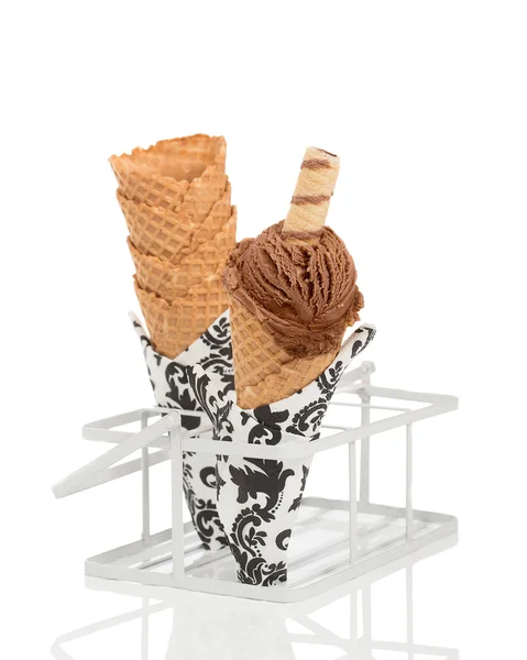 Gelato al cioccolato — Foto Stock