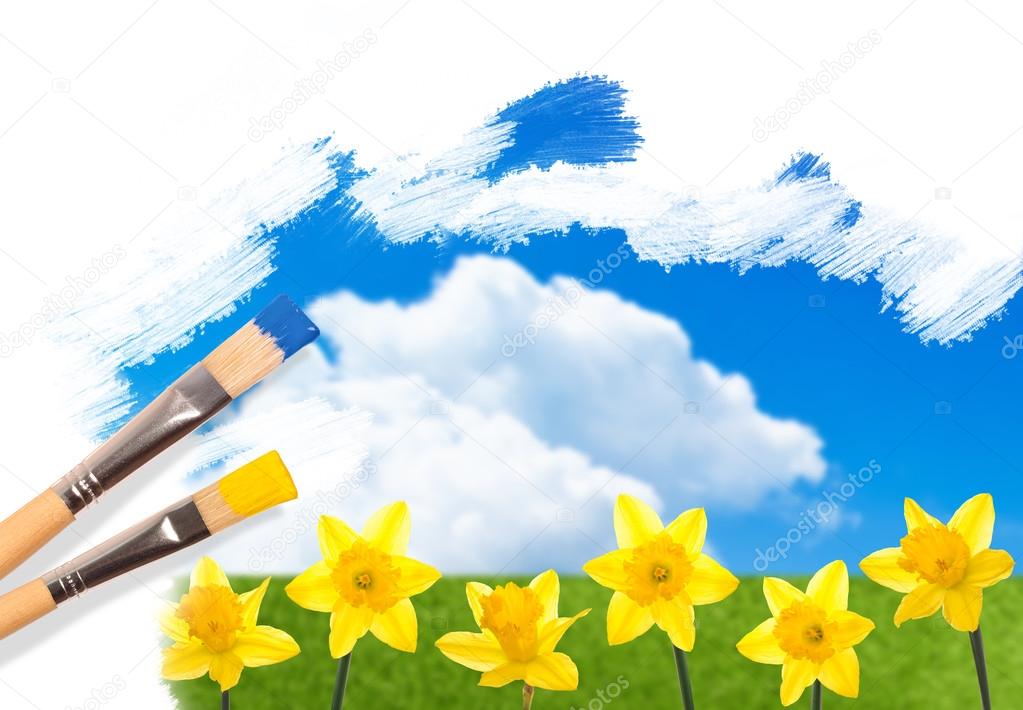 Painting Daffodils
