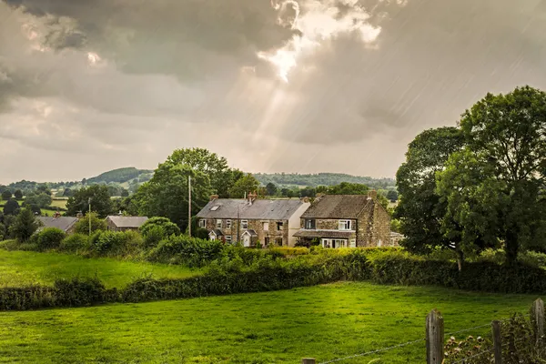 Derbyshire chalupy — Stock fotografie